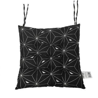 COZY เบาะรองนั่งสี่เหลี่ยม ขนาด 40×40×5ซม. รุ่น CX06 สีดำ