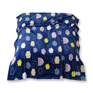 TRUFFLE ESSENTIAL ผ้าห่ม MlCA รุ่น Ml-02 150x200ซม. สีน้ำเงินเข้ม