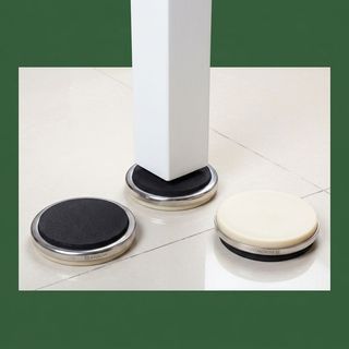 BIGROW เฟอร์นิเจอร์สไลเดอร์ทรงกลม ขนาดФ35mm รุ่น S3Y25 สีครีม