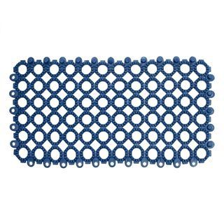 Primo แผ่นกันลื่นPVC (12แผ่น/แพ็ค) รุ่น  Ring BYF004-BU ขนาด 30×15 ซม. สีน้ำเงิน