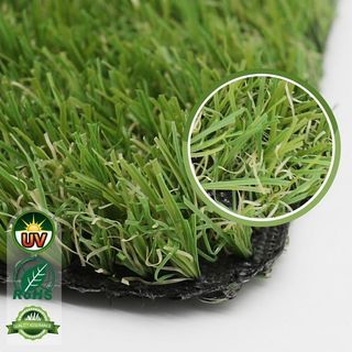 Tree’O หญ้าเทียม ขนหญ้ายาว 15มม. 1X4M รุ่น 15MM Grass สีเขียว 4 โทนสี