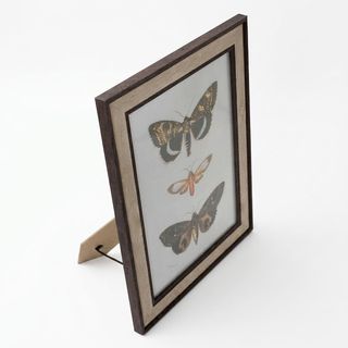 กรอบรูป ขนาด A4 ลายไม้ สีWood with dark edge