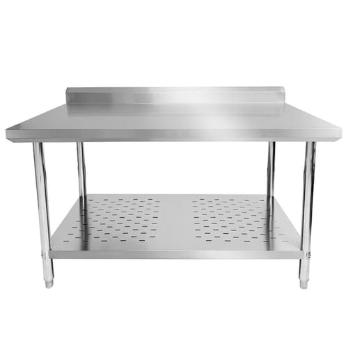 CROWN โต๊ะเตรียมอาหารสเตนเลส  NOELLE-SS304 ขนาด 150x80x80 ซม.