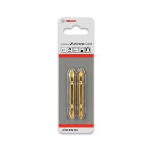 BOSCH ดอกไขควง สีทอง PH 2- 65 มม.(2ดอก/แผง)