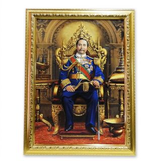 ภาพร.5 นั่งบัลลังภ์ รุ่นA22 ขนาด15”x21”