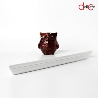 Delicato ชั้นไม้ติดผนัง CH6053-12 ขนาด ล19.5*ก40*ส3.8 ซม. สีขาว