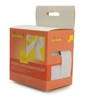 BIGROW เทปผ้าหนามเตยชนิดลอกออกได้ ขนาด 20มม.*1ม. รุ่น FS305 สีขาว