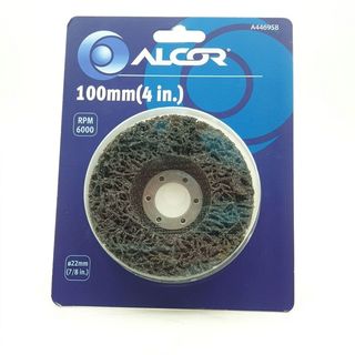 แผ่นขัดลอกสนิม 100MM(4”) รูแกน 22MM รุ่น A446958 ALCOR
