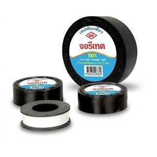 ท่อน้ำไทย เทปพันเกลียว 12มม.x10ม. รุ่น จอรีเทค สีขาว