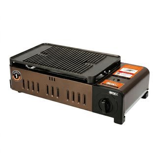 CLOSE เตาแก๊สปิ้งย่างบาร์บีคิว SVZ-160-GHQ30 สีน้ำตาลเข้ม