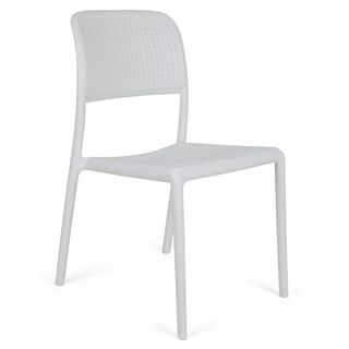 Pulito เก้าอี้พลาสติก PP-695-W02 ขนาด 57x48.7x86ซม. สีขาว