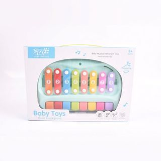 TOYS เปียโนเด็ก 8ปุ่ม#S210-3 คละสี (30.5x6x21.5ซม.)