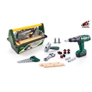 TOYS ชุดของเล่นเครื่องมือสว่านไฟฟ้าพร้อมอุปกรณ์#G228 (31.5x22.5x16ซม.)