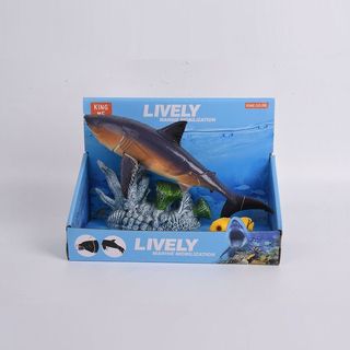 TOYS ของเล่นโมเดลปลาฉลาม 6601-2 ขนาด 24x10.5x18 ซม.