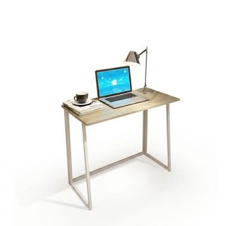 SMITH โต๊ะทำงานขาเหล็ก รุ่น GU0313 ขนาด80x45x73ซม. สีไวท์เมเปิล