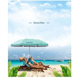 Summer Set ร่มชายหาด Sencillez ขนาด 180×180×180ซม.  สีฟ้า