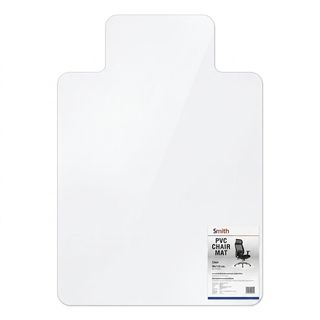 แผ่นยางกันรอย PCM90120H ขนาด 90x120ซม. สีใส เหมาะสำหรับปูพื้นรองรับล้อเก้าอี้สำนักงาน