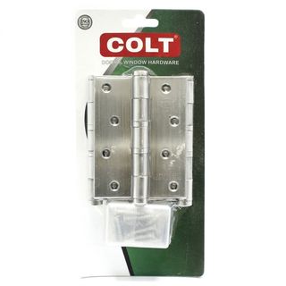 COLT บานพับประตูสเตนเลสเกรด304 รุ่น 264 ขนาด 4 x 3 นิ้ว x 2 มม. (แพ็ก 3 ชิ้น) สีสแตนเลส