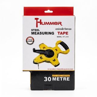 HUMMER เทปเหล็กวัดระยะ ขนาด 30 เมตร รุ่น WF-J305