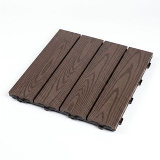 Tree’O แผ่นทางเท้าสำเร็จ ขนาด30*30 รุ่น 6HS005-BN สีไม้น้ำตาล
