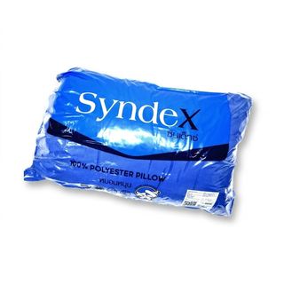 SYNDEX หมอนหนุนใยสังเคราะห์ 27x40นิ้ว ผ้าไมโครสีน้ำเงิน