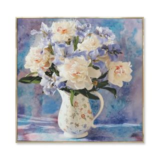 COZY ภาพพิมพ์แคนวาสพร้อมกรอบ Flower-Paint รุ่น 6460-1004/MDF-1010 ขนาด 80x80CM