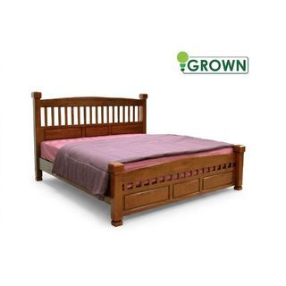 เตียง GRAND 6ฟุต สีมะฮอกกานี ขนาด 187x208x109 ซม.