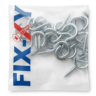 ตะขอห่วงกลม เบอร์4 รุ่น EK-004-S (50ชิ้น/แพ็ค) FIX-XY