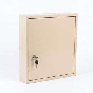 HATO ตู้กุญแจ 100 ดอก รุ่น MUFF-01 ขนาด 35x38x7.5 ซม. สีเบจ