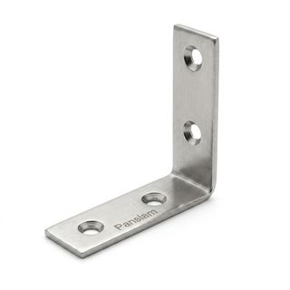 PANSIAM เหล็กฉากสแตนเลส ขนาด18x50x2mm. (4ชิ้น/แพ็ค)
