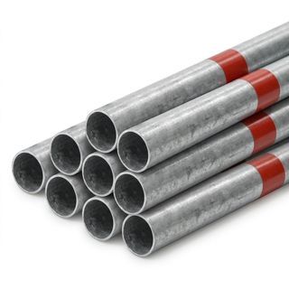 ท่อเคลือบสังกะสี (Pre-zinc)-ปลายเรียบ  1 นิ้ว