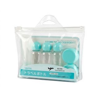 USUPSO ชุดขวดเปล่าสำหรับเดินทาง 9 ชิ้น/ชุด
