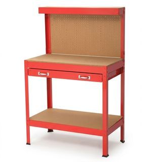 HUMMER โต๊ะเก็บเครื่องมือช่าง รุ่น YH-WT008 R ขนาด 90x48x140cm.