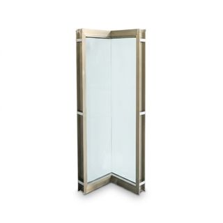 WELLINGTAN ช่องแสงเข้ามุมอลูมิเนียม CGD050520 50x50x200ซม. สีแชมเปญ