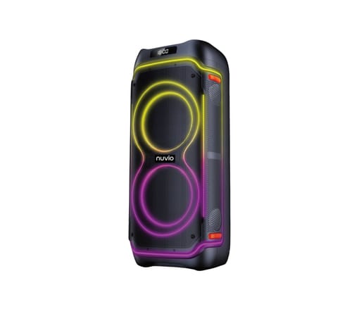 NUVIO ลำโพงปาร์ตี้ตั้งพื้น พร้อมไมค์โครโฟน ขนาด 10 นิ้ว รุ่น TF-G335 สีดำ
