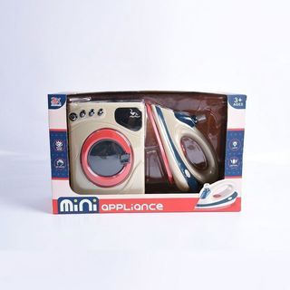 TOYS ของเล่นเครื่องซักผ้าพร้อมเตารีด#6712B ขนาด(37.6x13.4x23.4ซม.)