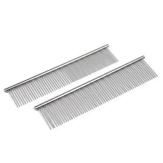 แปรงขนสัตว์เลี้ยง  รุ่น GR004 ขนาด 3x19x0.3ซม.  สีเงิน DUDUPETS