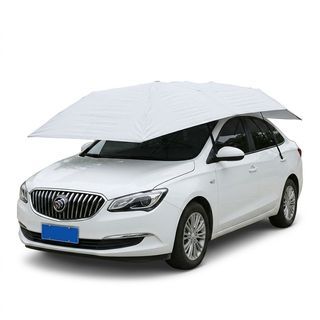 ร่มรถยนต์ Semi-Auto รุ่น CAUM-02 ขนาด 2.1X4m สีขาว COVER