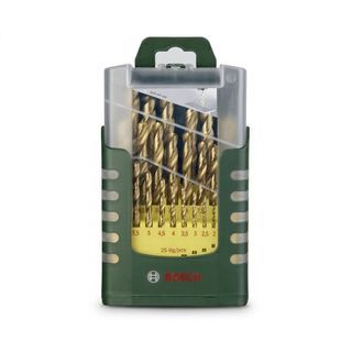BOSCH ชุดดอกเจาะเหล็ก X Line รุ่น HSS-Co 25Pcs