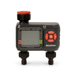 Aquarstar เครื่องตั้งเวลารดน้ำระบบดิจิตอล 2ทาง รุ่น 25576
