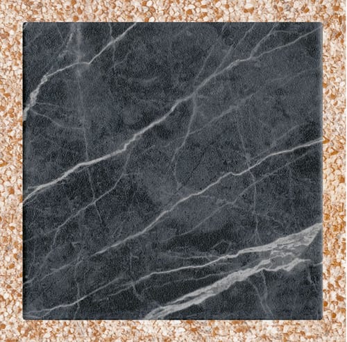 Marbella กระเบื้องเซรามิคปูพื้น 40X40 ซม. รุ่น บล็อคแบล็ค CZY198 Matt (12P)
