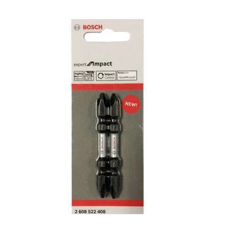 BOSCH ดอกไขควงกระแทก สีดำ PH 2- 65 มม.(2 ดอก/แผง)