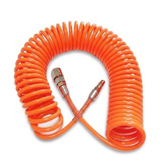 BISON สายลมสปริง 5x8 มม. 7 เมตร รุ่น PUC0508-7 สีส้ม