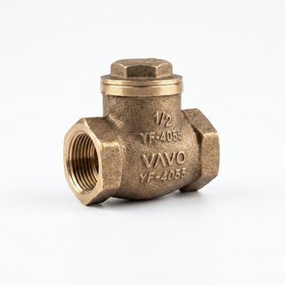 VAVO เช็ควาล์วสวิงทองเหลือง 1/2 รุ่น YF-4055
