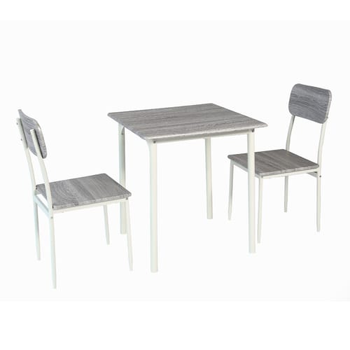 DELICATO ชุดโต๊ะอาหาร 2 ที่นั่ง รุ่น Nanaโต๊ะ: 70x70x76 ซม. เก้าอี้:42X48X87 ซม. สีไม้ธรรมชาติ