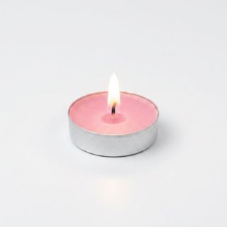 COZY เทียน 3.5x0.9ซม. Candle-PKS สีชมพู 50ชิ้น/แพ็ค